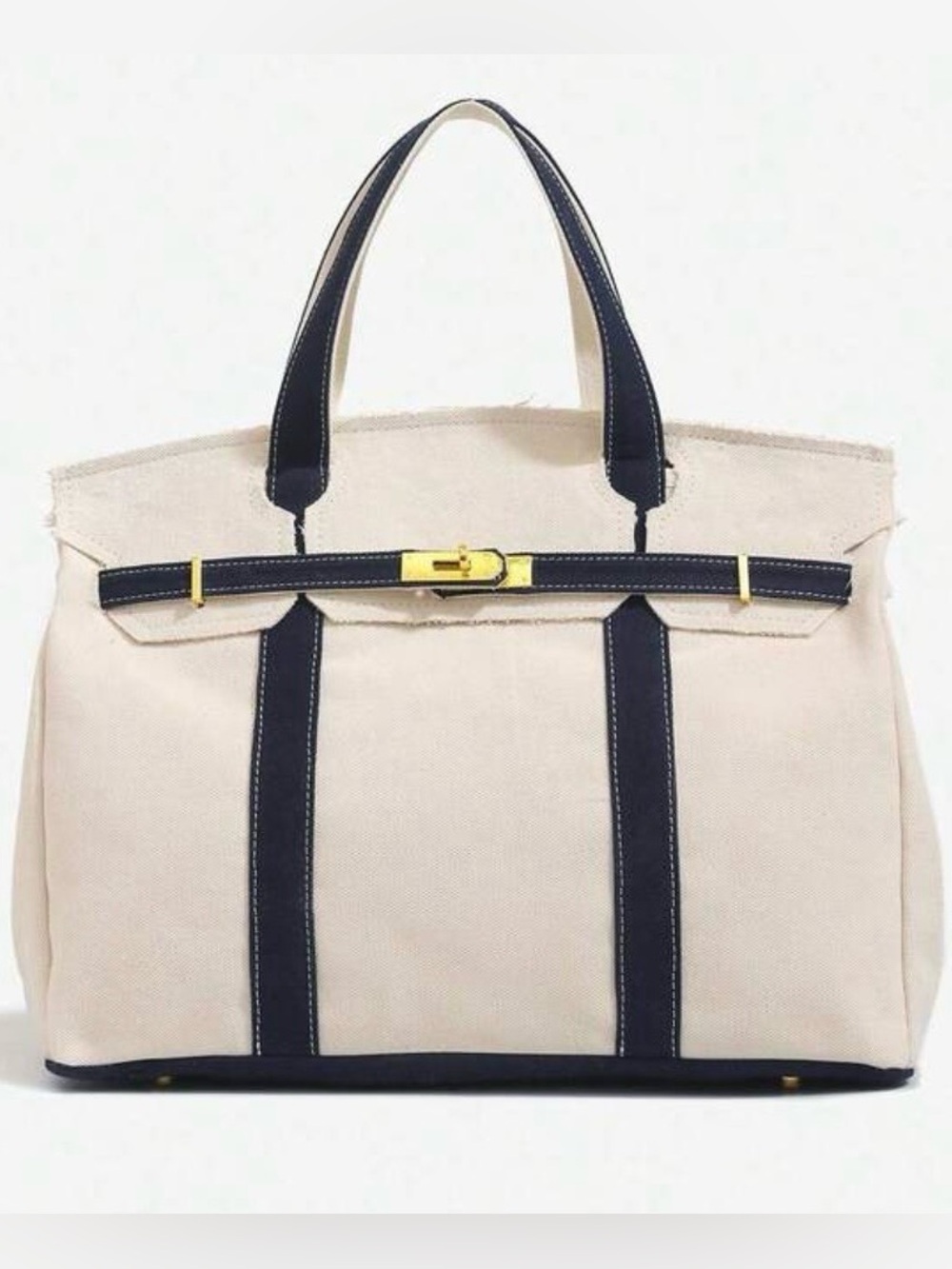 🆕 Luxe Canvas Boat Tote Bag